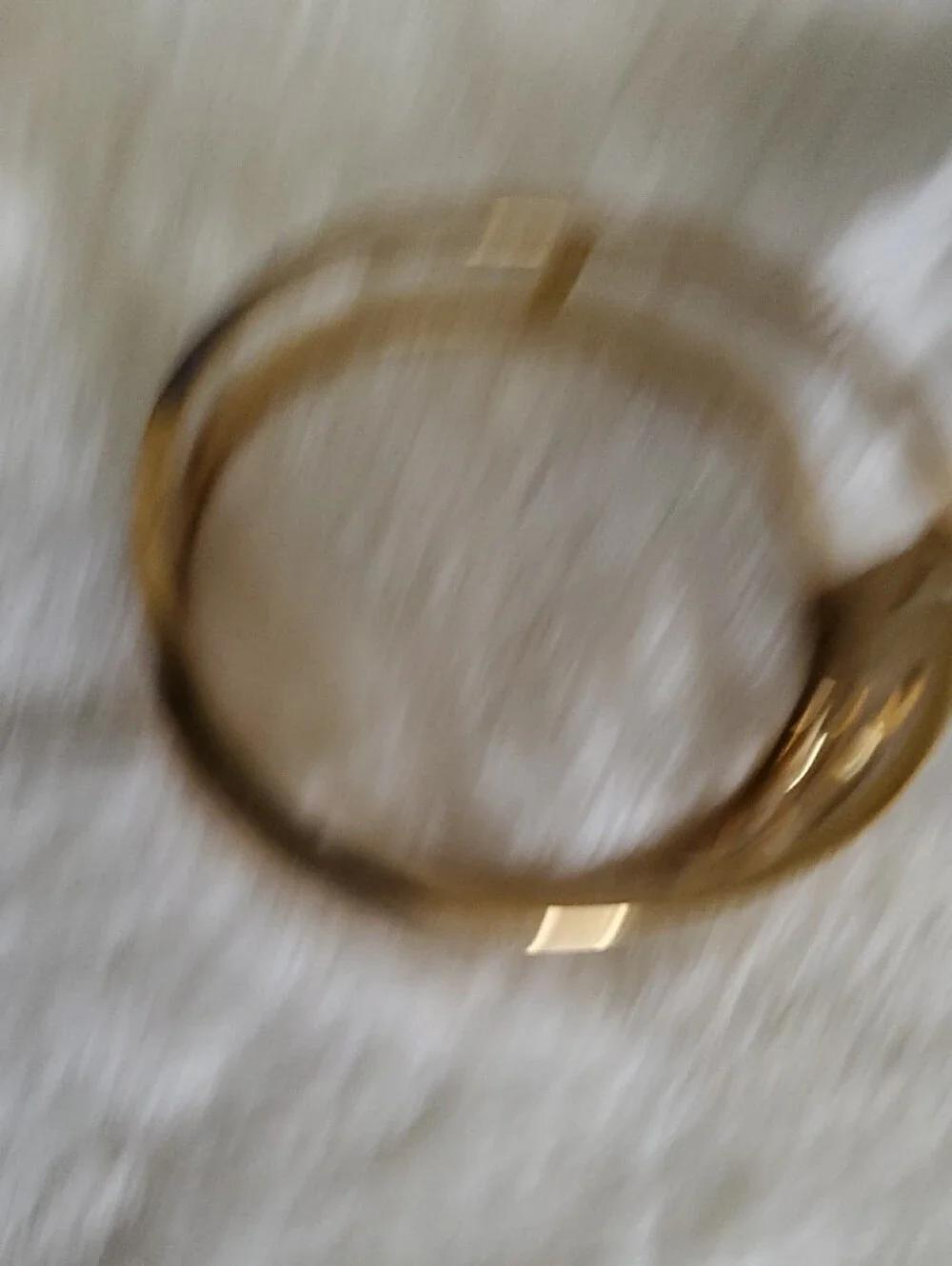 Tory Burch Gold Filigree Logo Cuff Bracelet